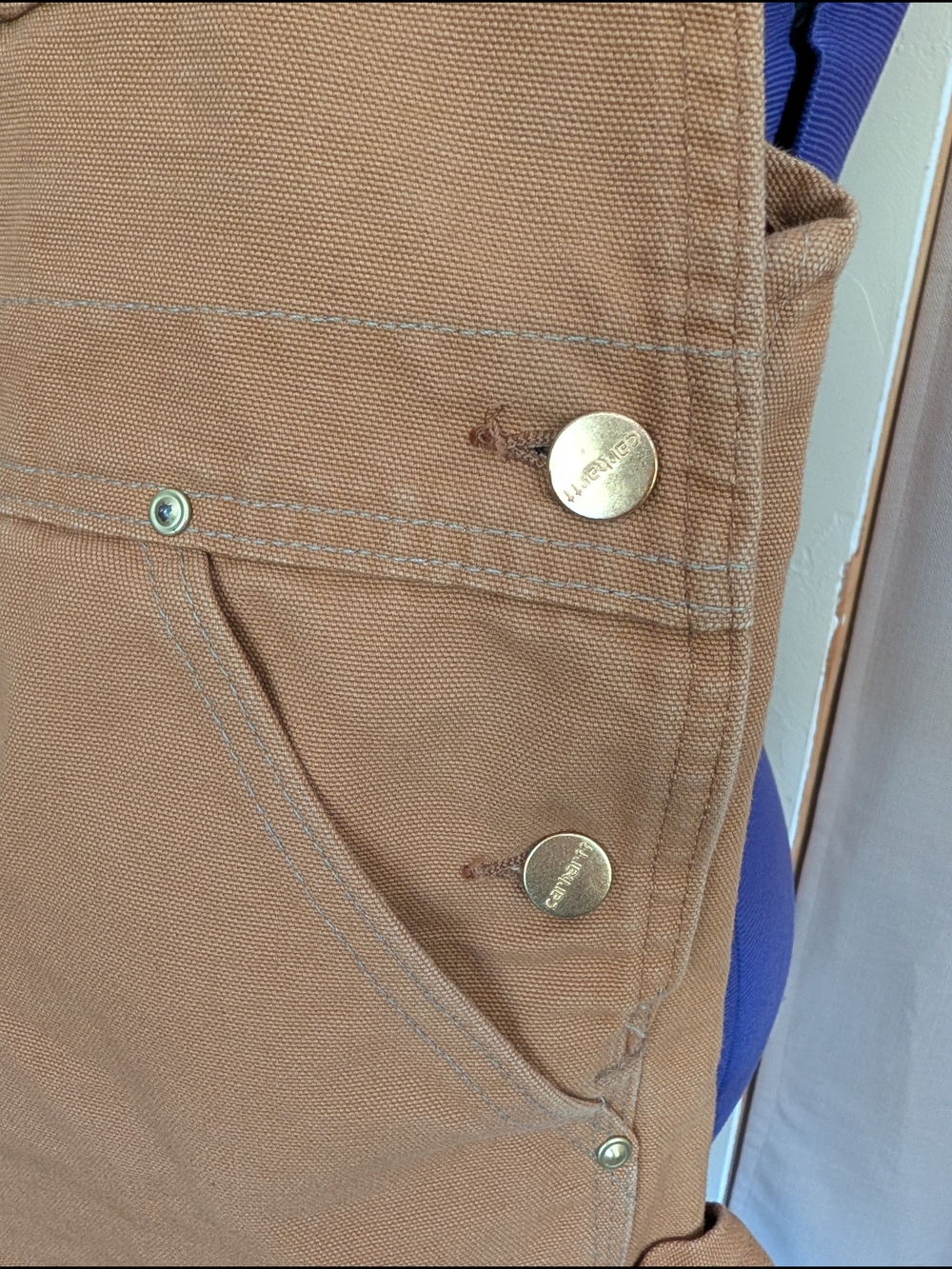 Carhartt Duck Bib Overalls - Picture 3 of 9